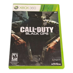 Call of Duty Black Ops Xbox 360 Video Game Complete Tested Disc Case Activision